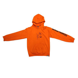 Broken Promises Hoodie Orange Medium Wish Things Could Be Different Pullover